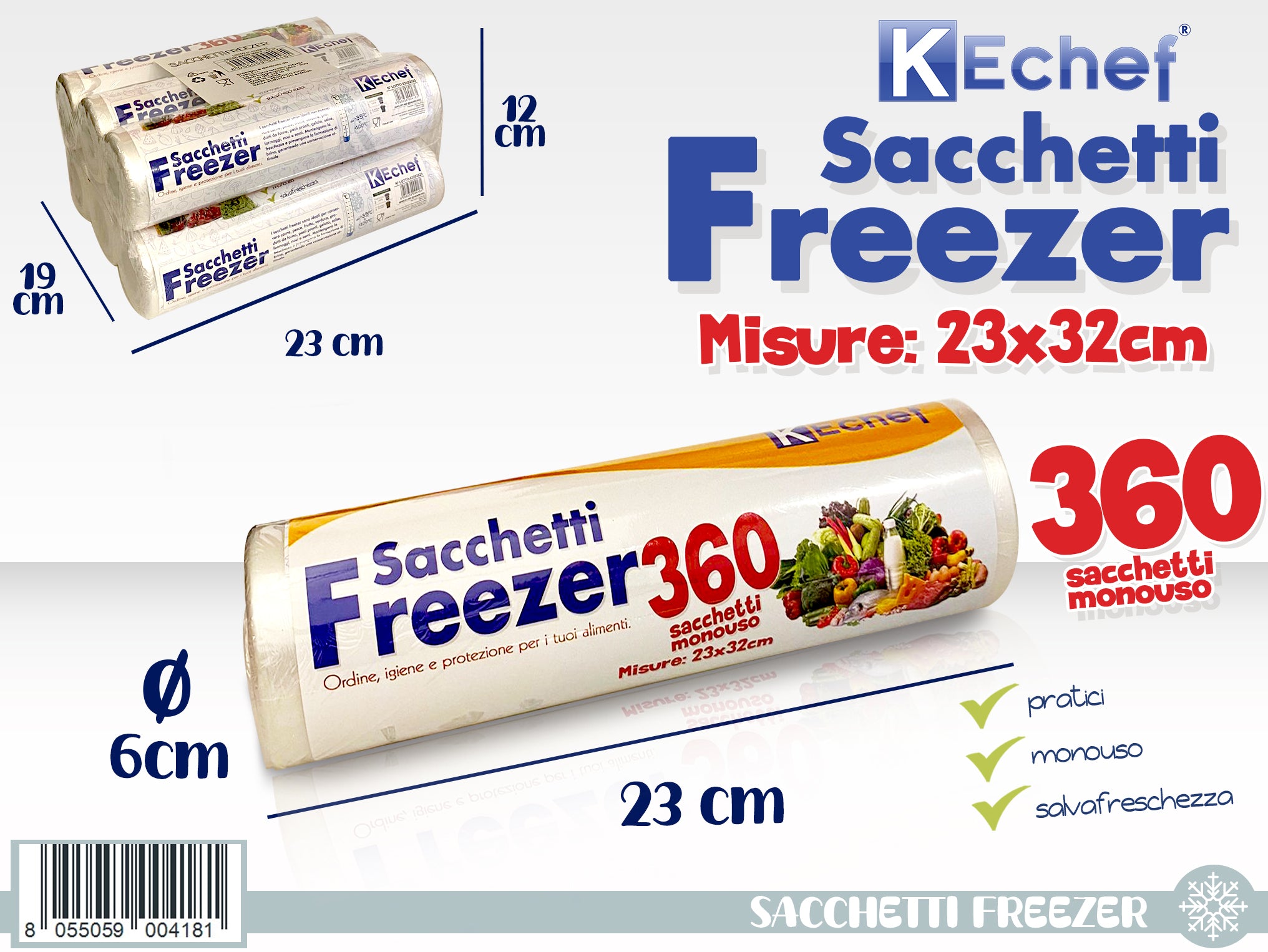 ROTOLI FREEZER 360PZ 23*32