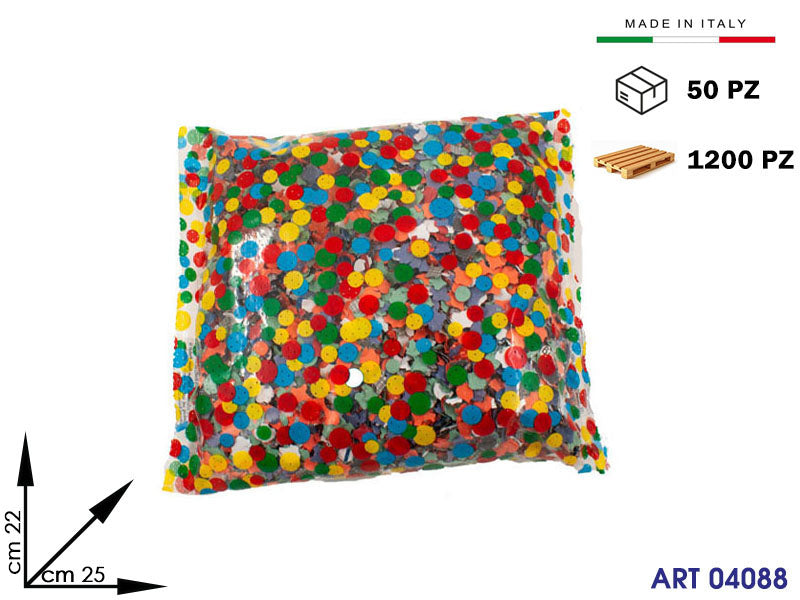 COD.00200 BUSTA CORIANDOLI LUSSO (50PZ) 25x22xm