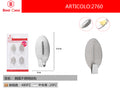 4PC APPENDINO OVALE INOX