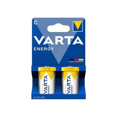 Pila Alcalina "energy" Lr-14/c De 1,5v De Bajo Consumo (blíster De 2 Unidades)