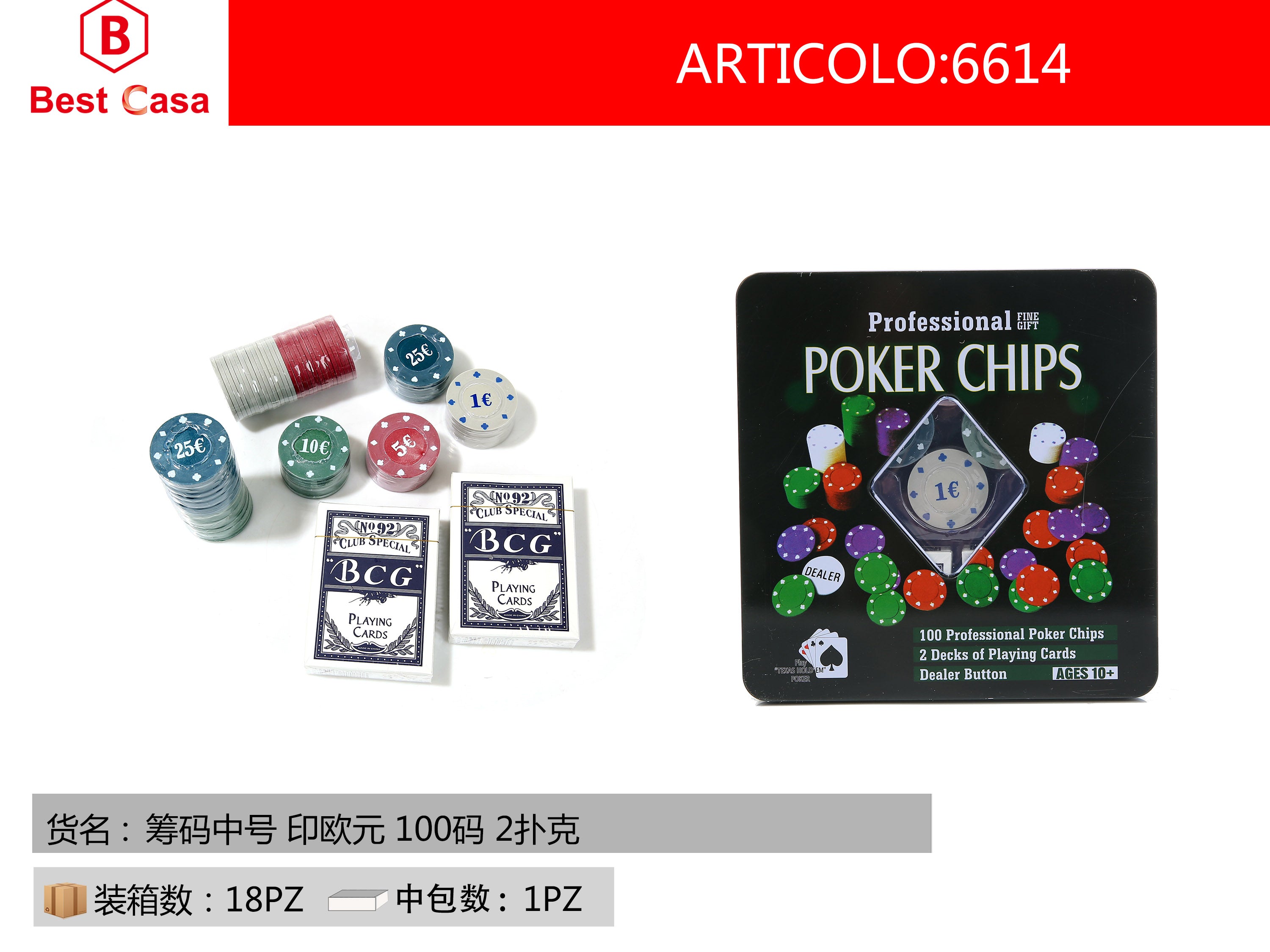 SET PER CARTA DI GIOCO