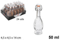 Bottiglia in vetro con tappo meccannico 50 ml