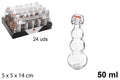 Bottiglia in vetro con tappo meccannico 50 ml