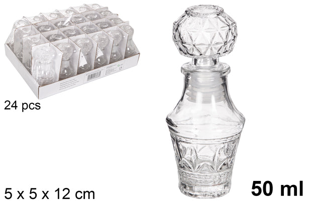 Bottiglia di vetro per liquori Kioto 50 ml