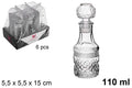 Bottiglia di vetro per liquori Brisbane 110 ml