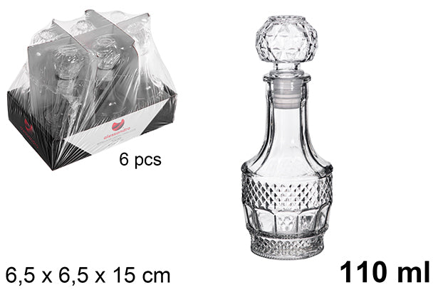 Bottiglia di vetro per liquori Júcar 110 ml