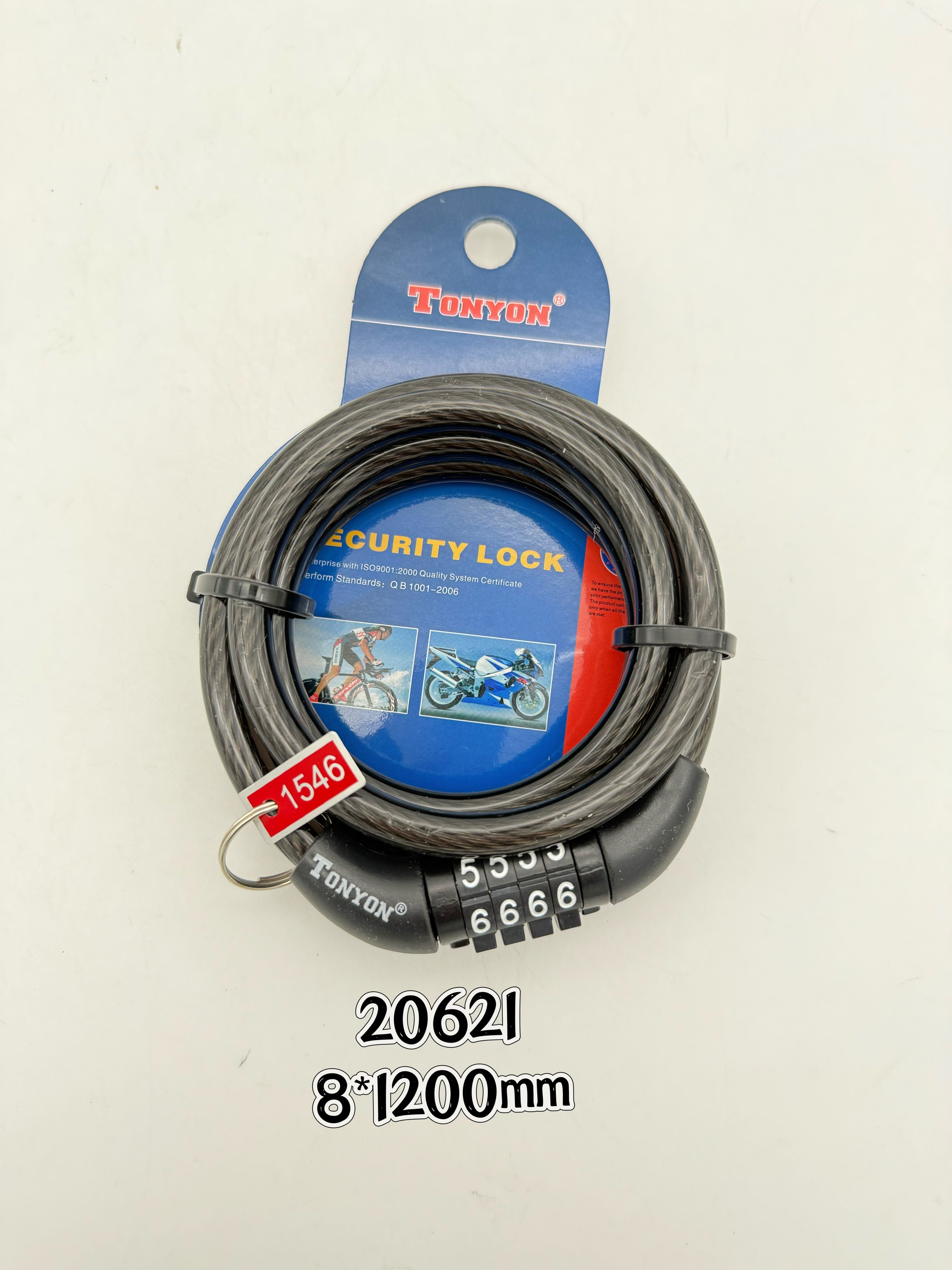 lucchetti per bici 8*1200mm 20621