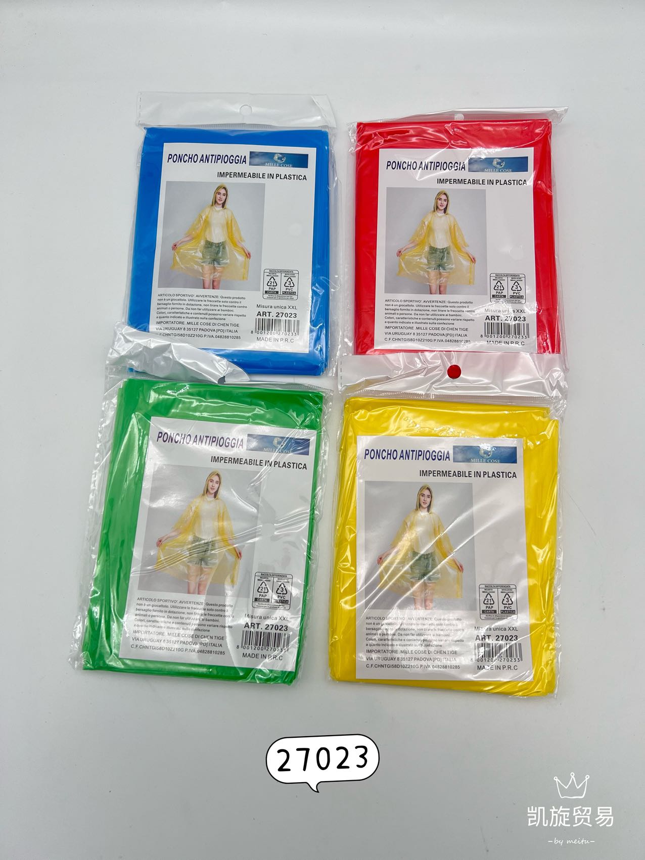 impermeabile di plastica 27023