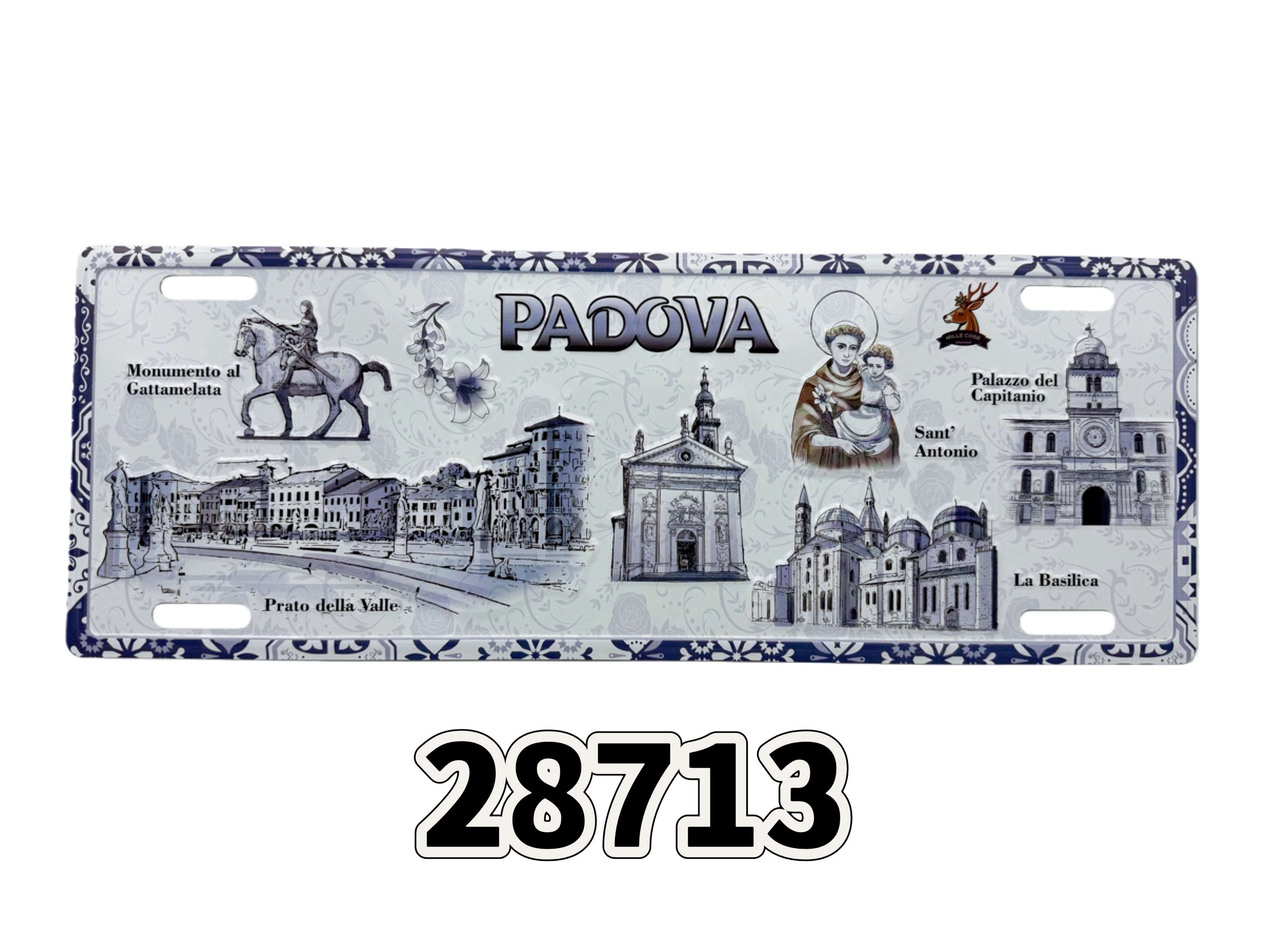 Decorazioni. Targa/ Materiale: lega di alluminio