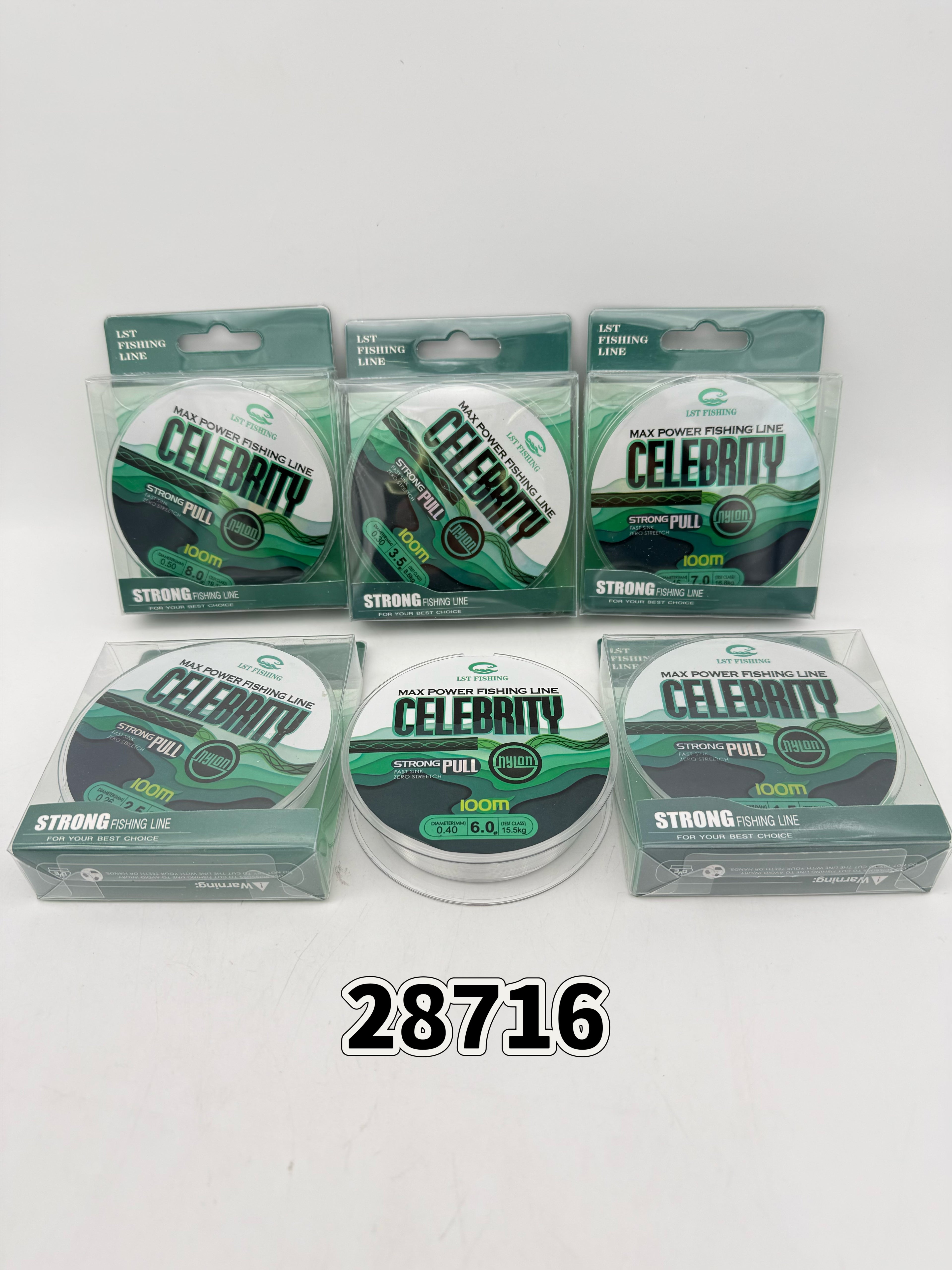 Linea di pesca trasparente 100mt 0.5