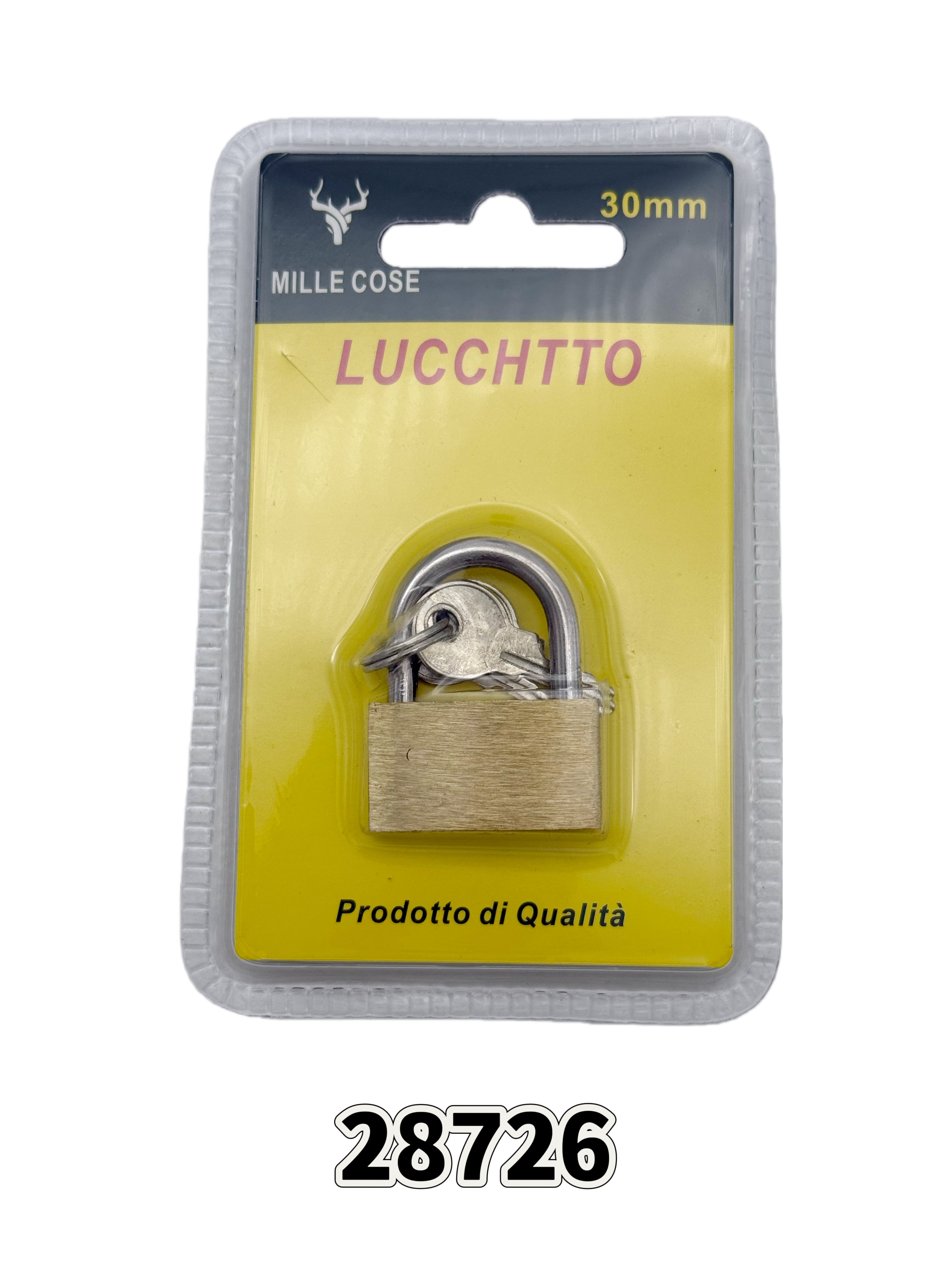 Lucchetto in ottone da 30 mm