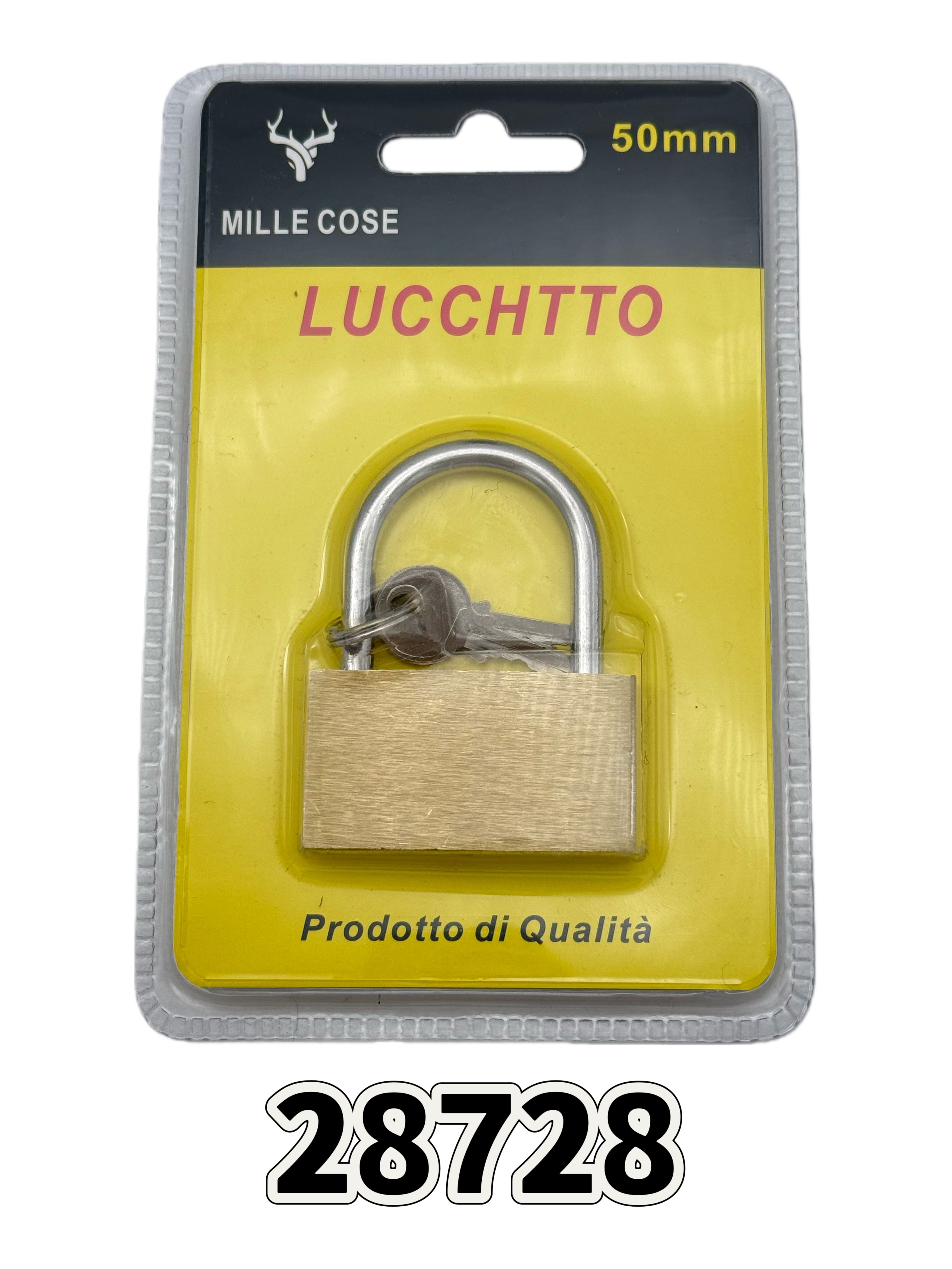Lucchetto in ottone da 50 mm