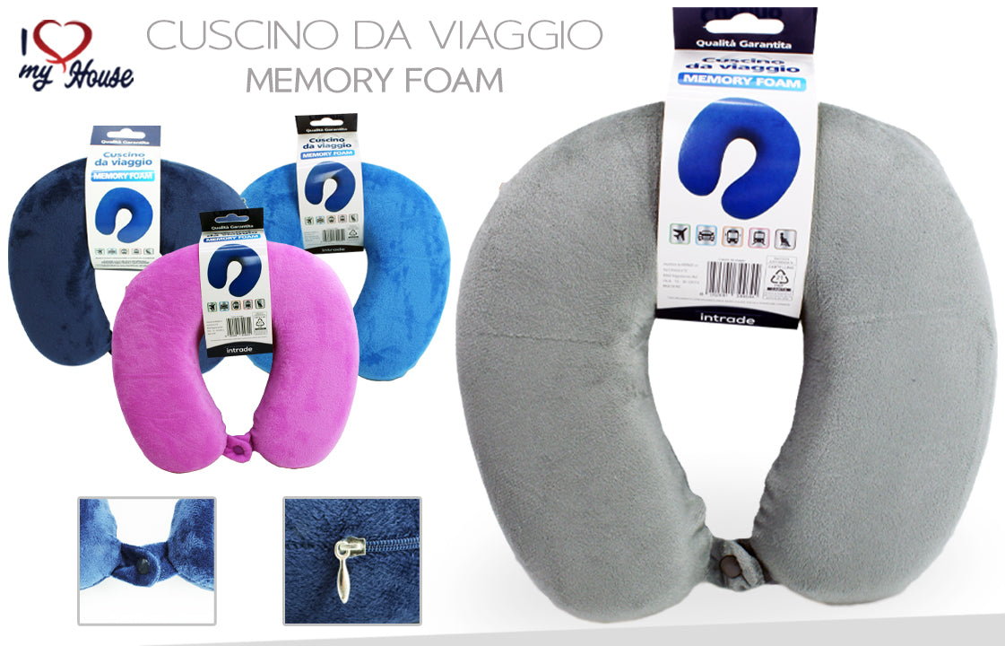 CUSCINO DA VIAGGIO 4 COLORI
