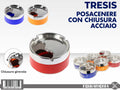 POSACENERE CON CHIUSURA ACCIAIO