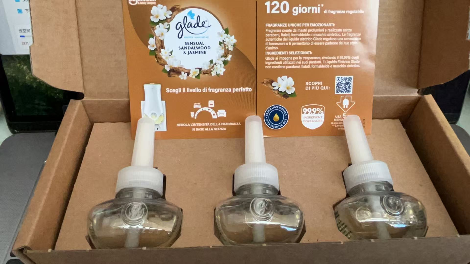 GLADE ELECTRIC SCENTED OIL 3*20ML
