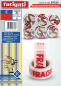 30mt*48mm NASTRO ADESIVO STAMPAT0 FRAGILE
