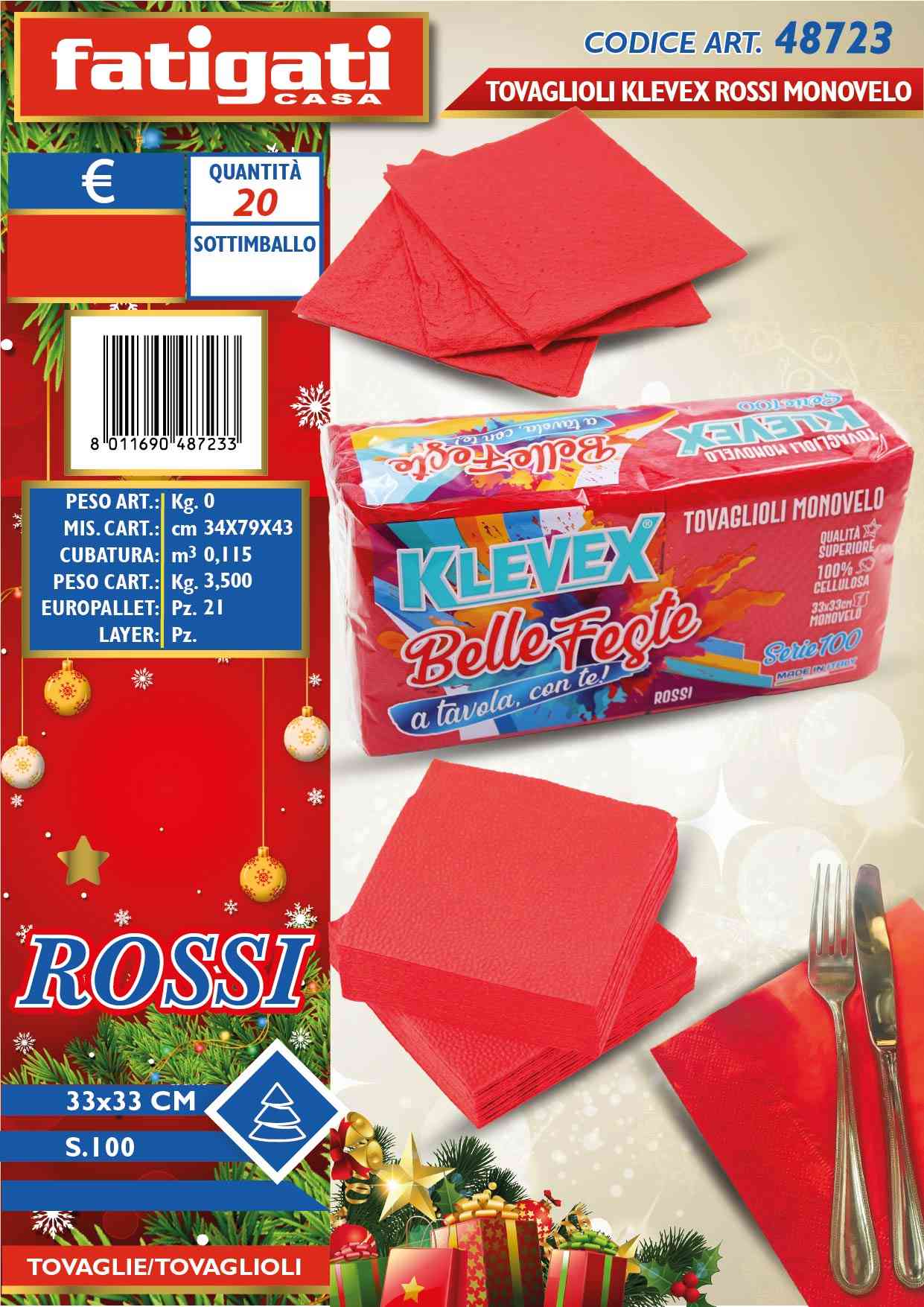 TOVAGLIOLI KLEVEX S.100 ROSSI MONOV