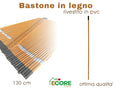 BASTONE LEGNO 130CM