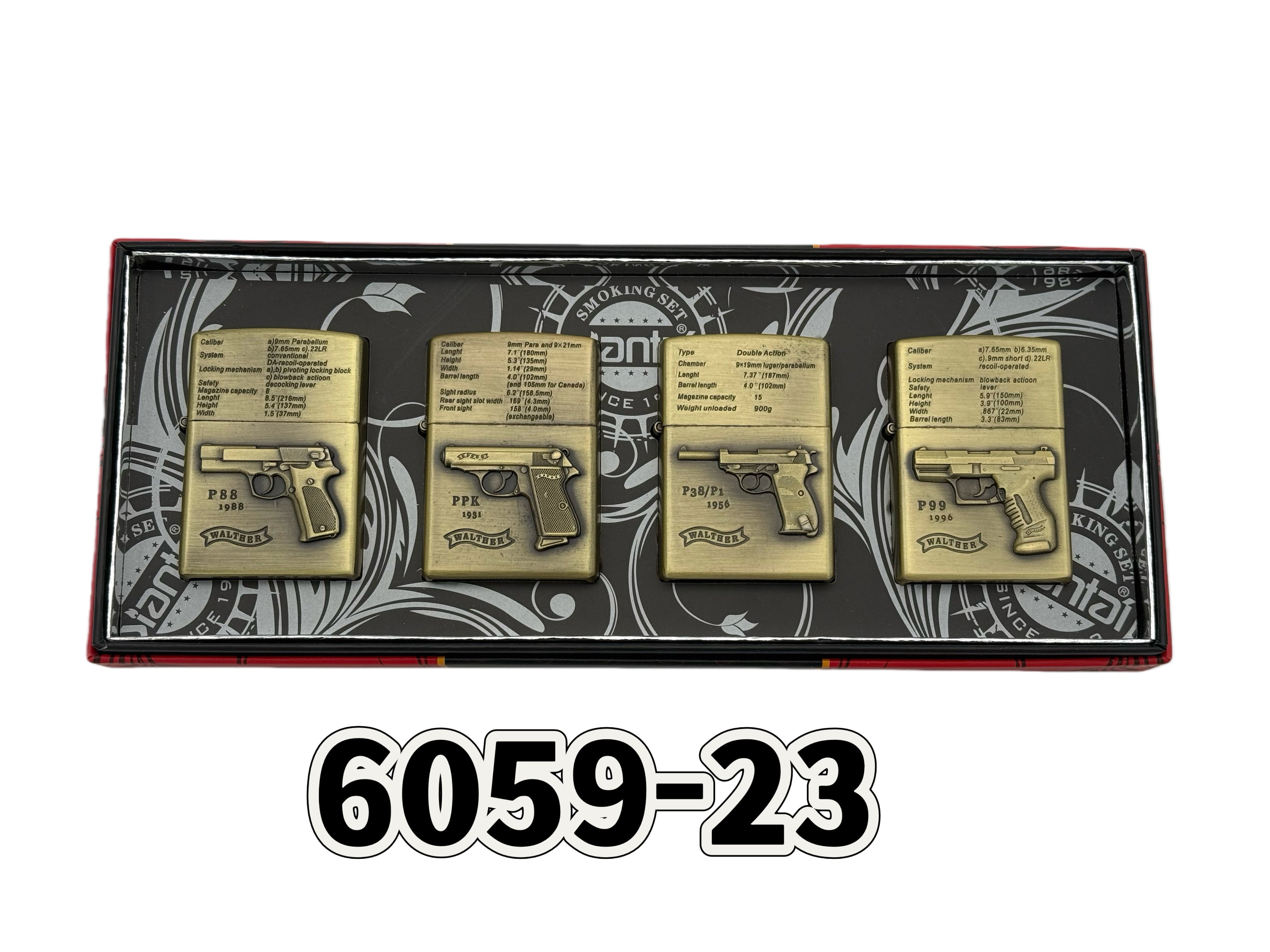 4 ֻÀñºÐװ Accendino a kerosene - Set da 4 con Scatola Regalo