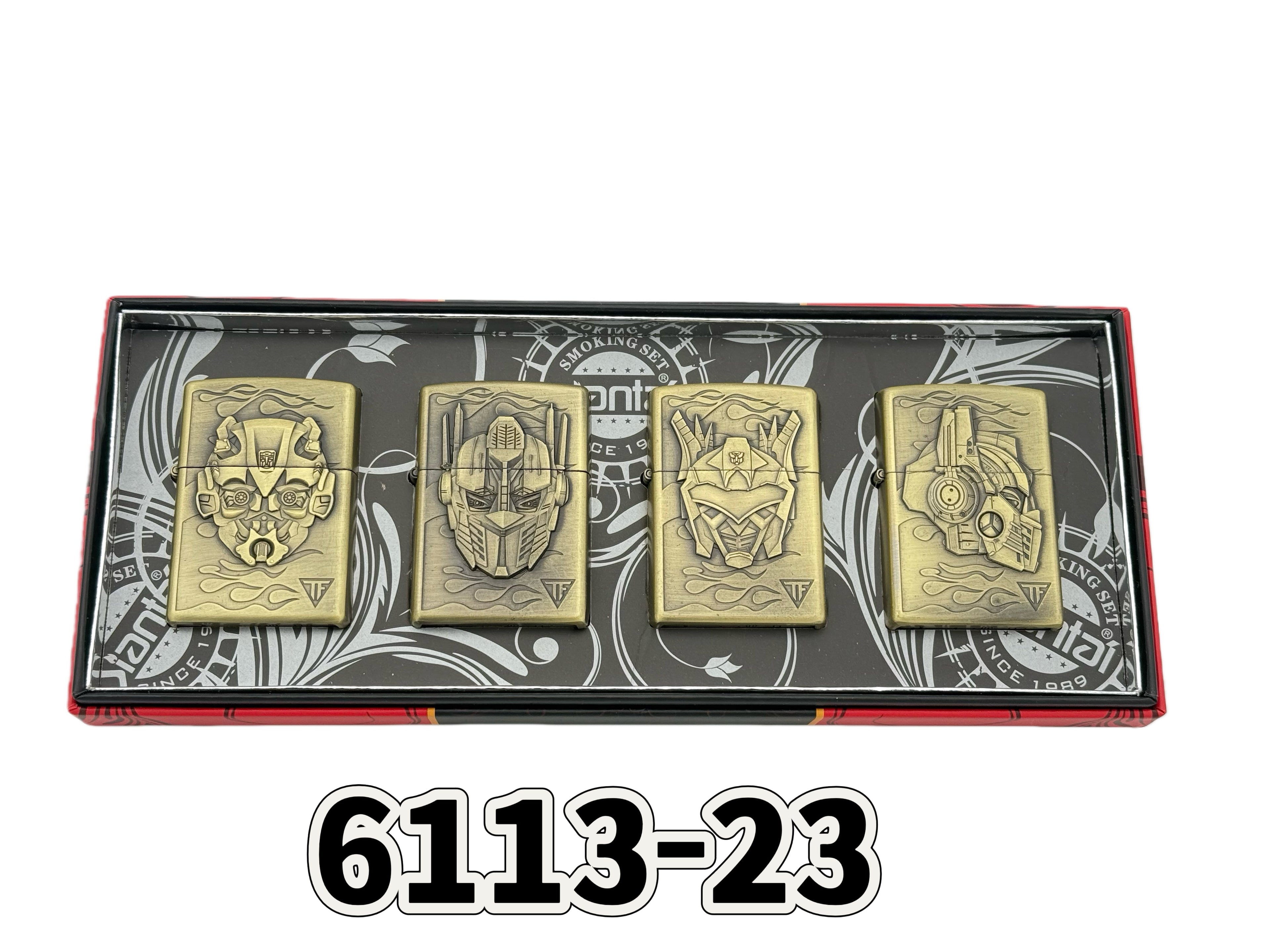 4 ֻÀñºÐװ Accendino a kerosene - Set da 4 con Scatola Regalo