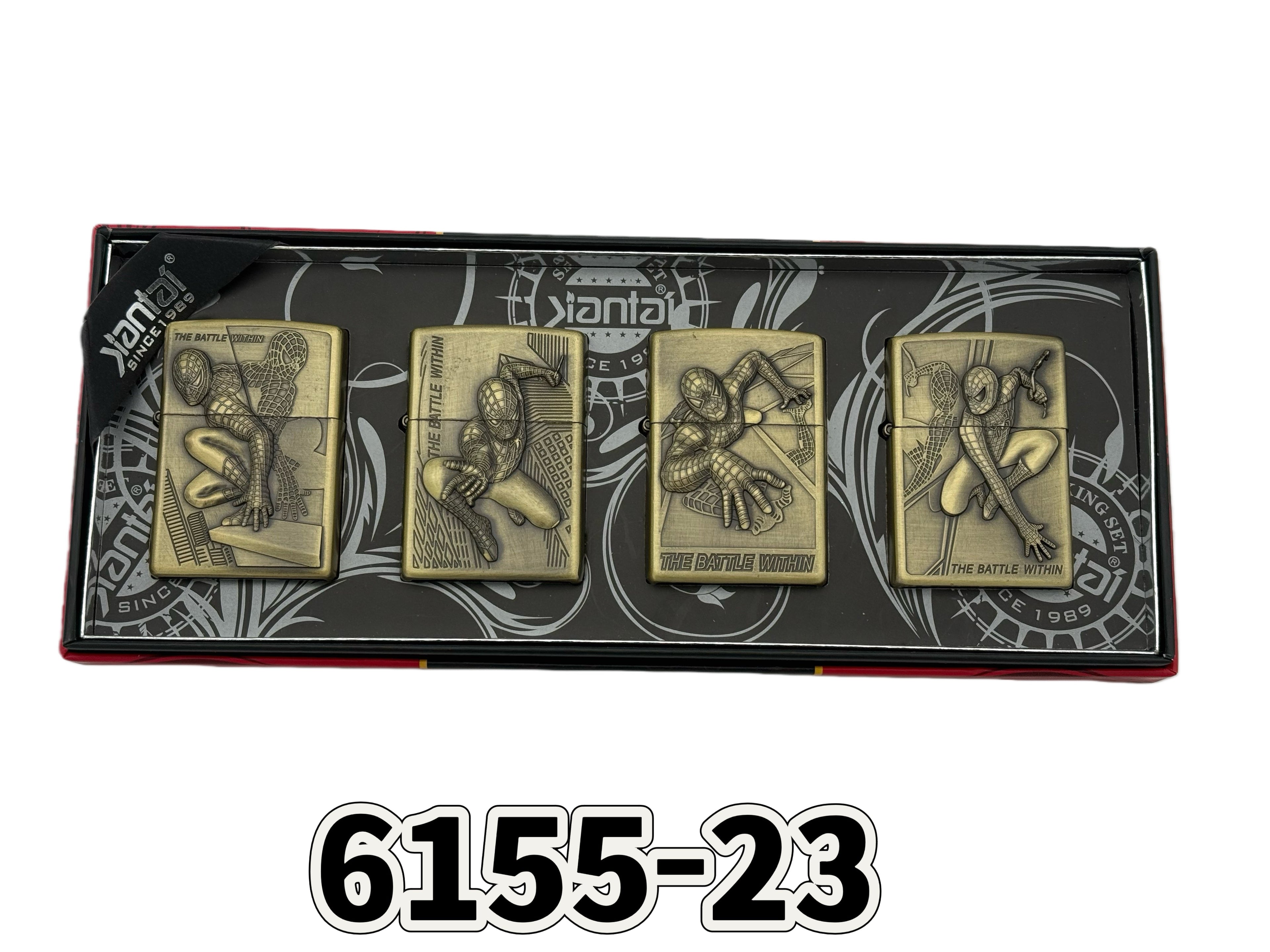 4 ֻÀñºÐװ Accendino a kerosene - Set da 4 con Scatola Regalo