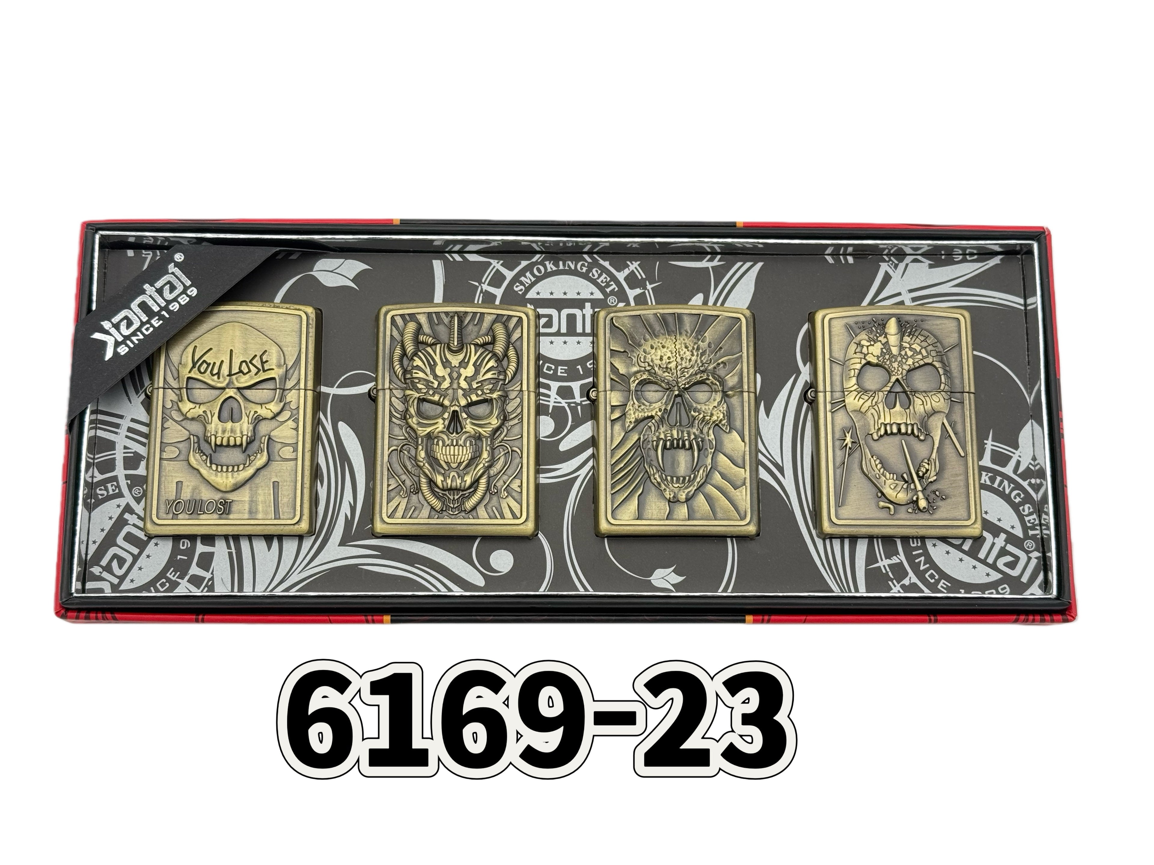 4 ֻÀñºÐװ Accendino a kerosene - Set da 4 con Scatola Regalo