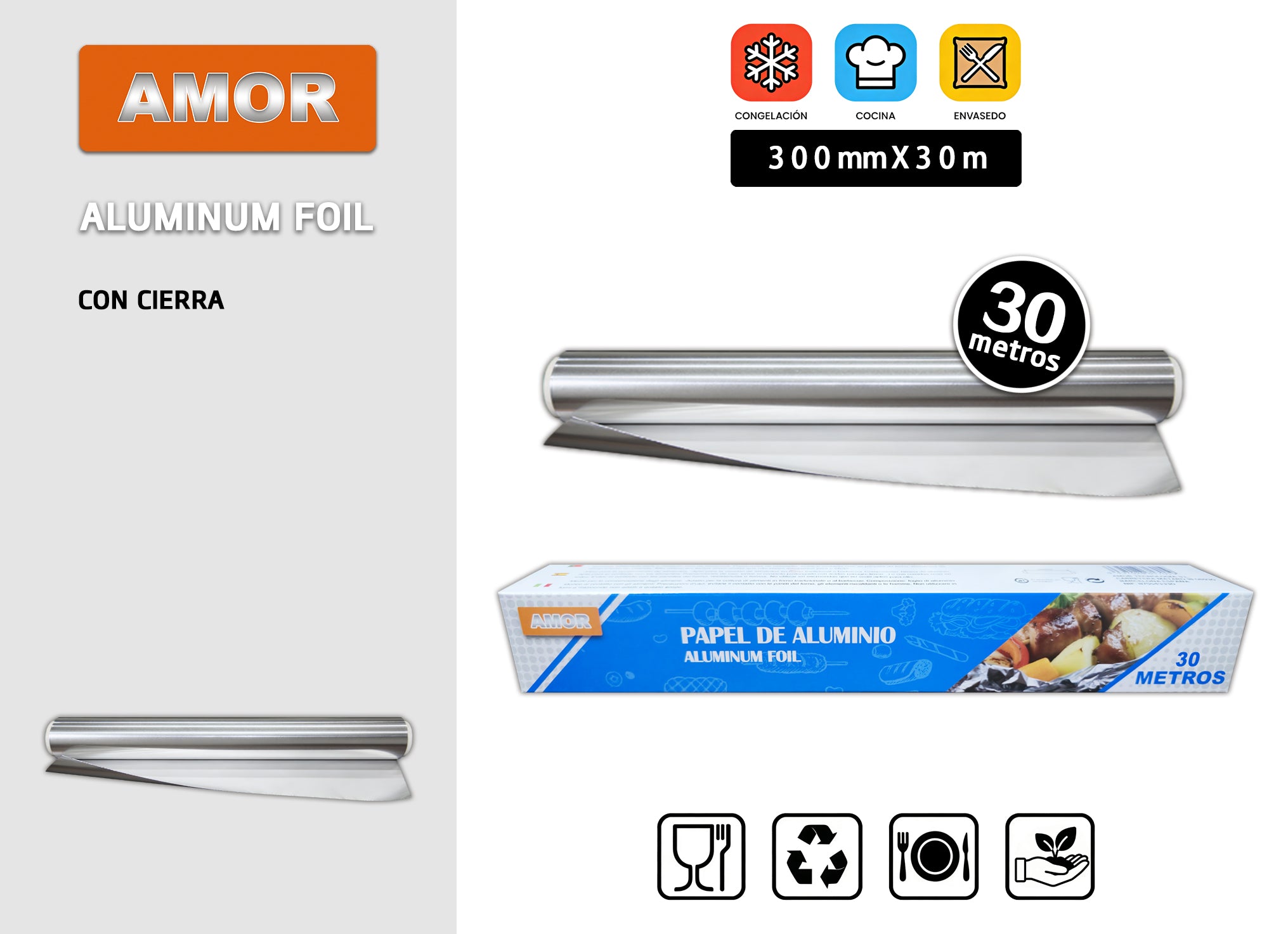 Rotoli Alluminio 30M