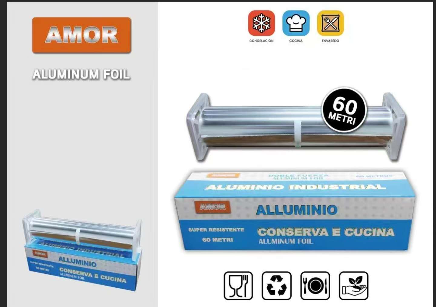 Rotoli Alluminio 60M