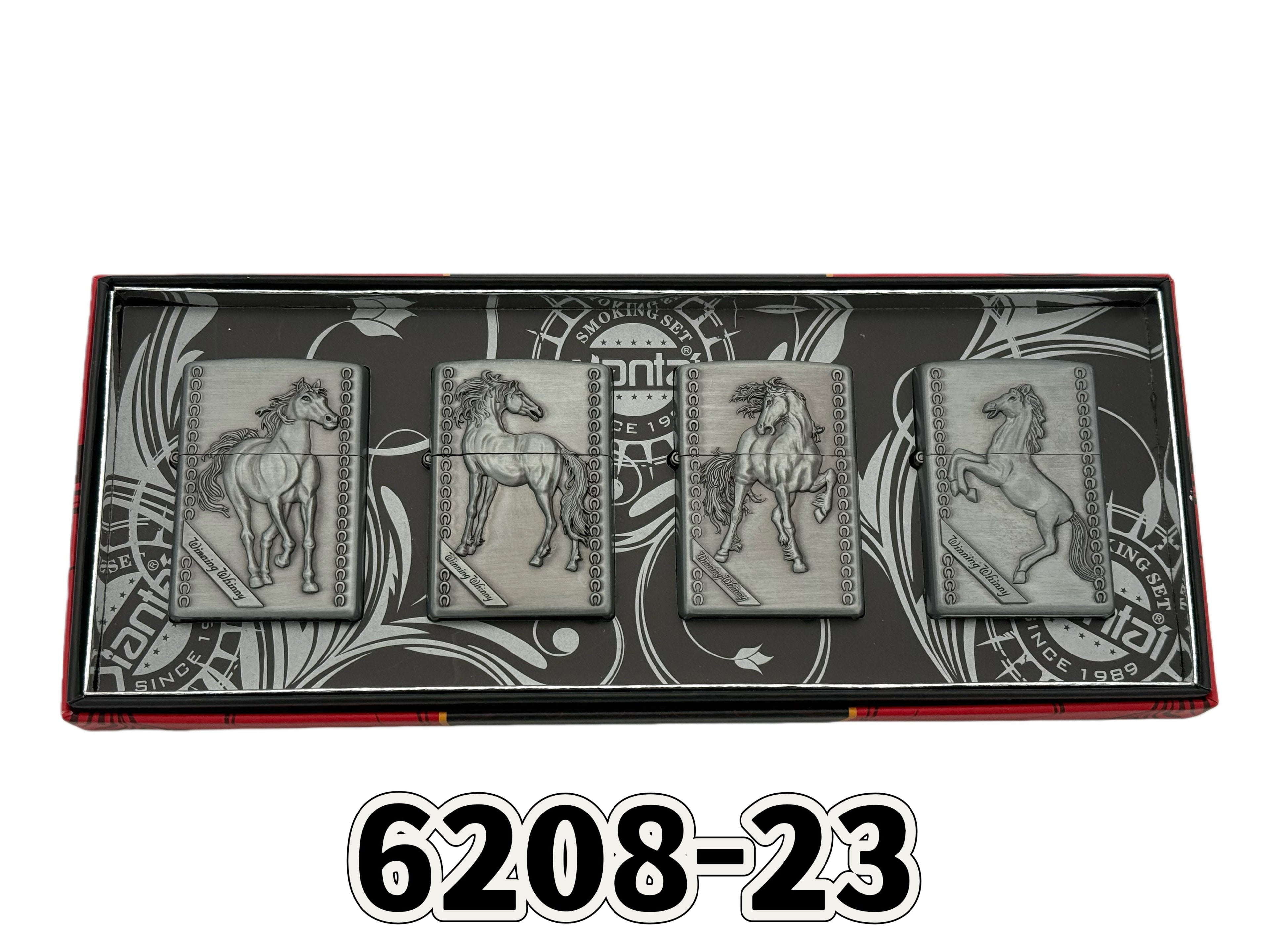 4 ֻÀñºÐװ Accendino a kerosene - Set da 4 con Scatola Regalo