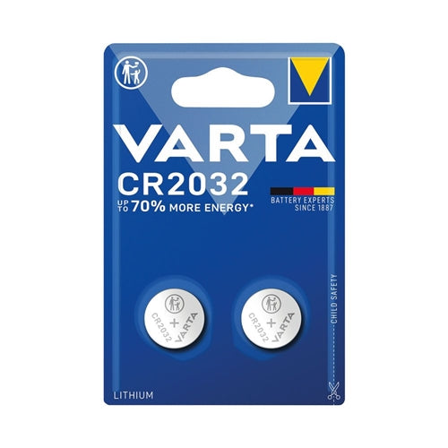 Varta LITHIUM Coin CR2032 (Batteria a bottone, 3V) Blister da 2