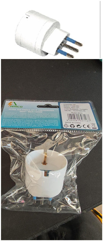 spina 10a presa 2p+t 10a