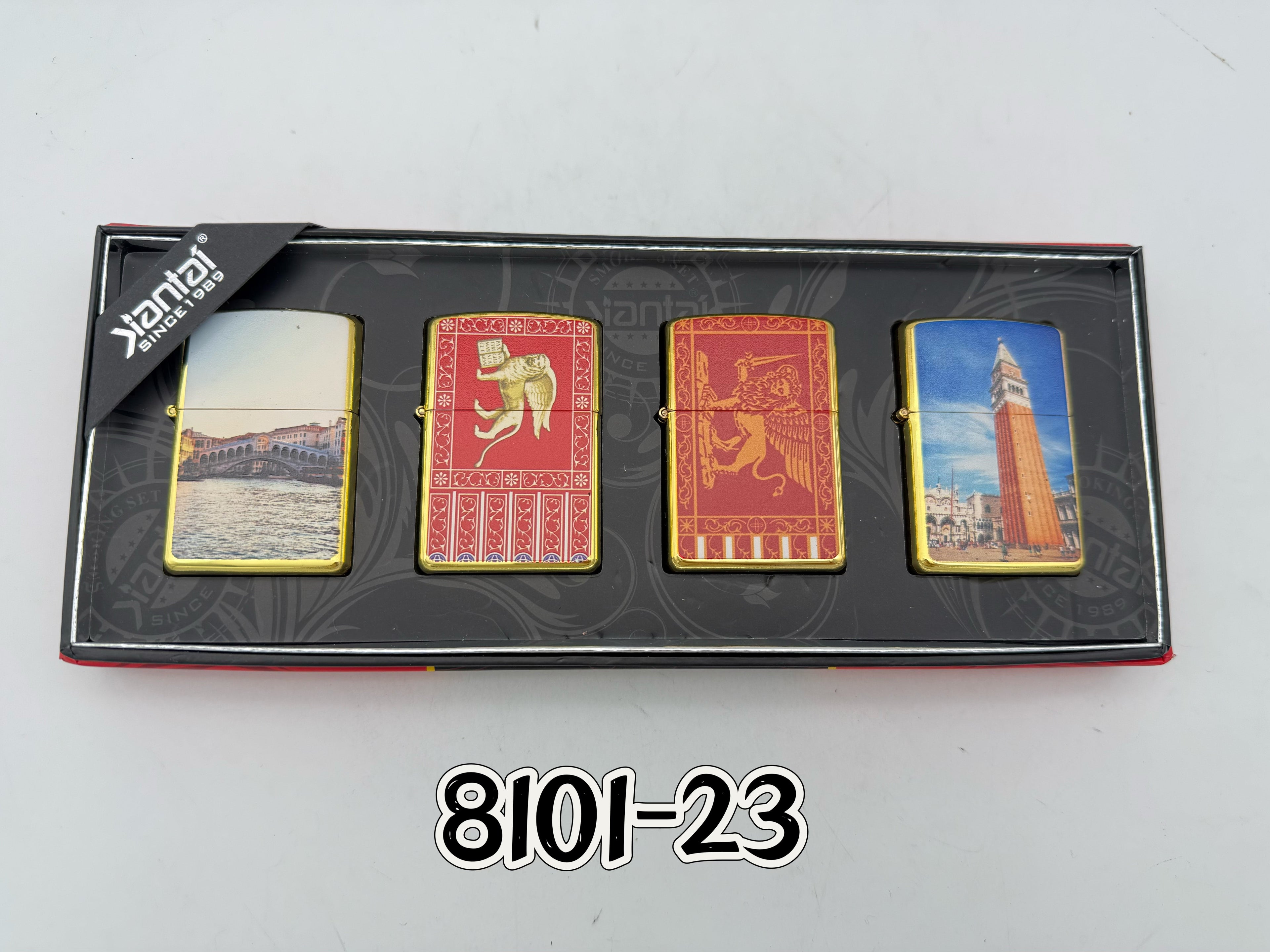 4 ֻÀñºÐװ Accendino a kerosene - Set da 4 con Scatola Regalo