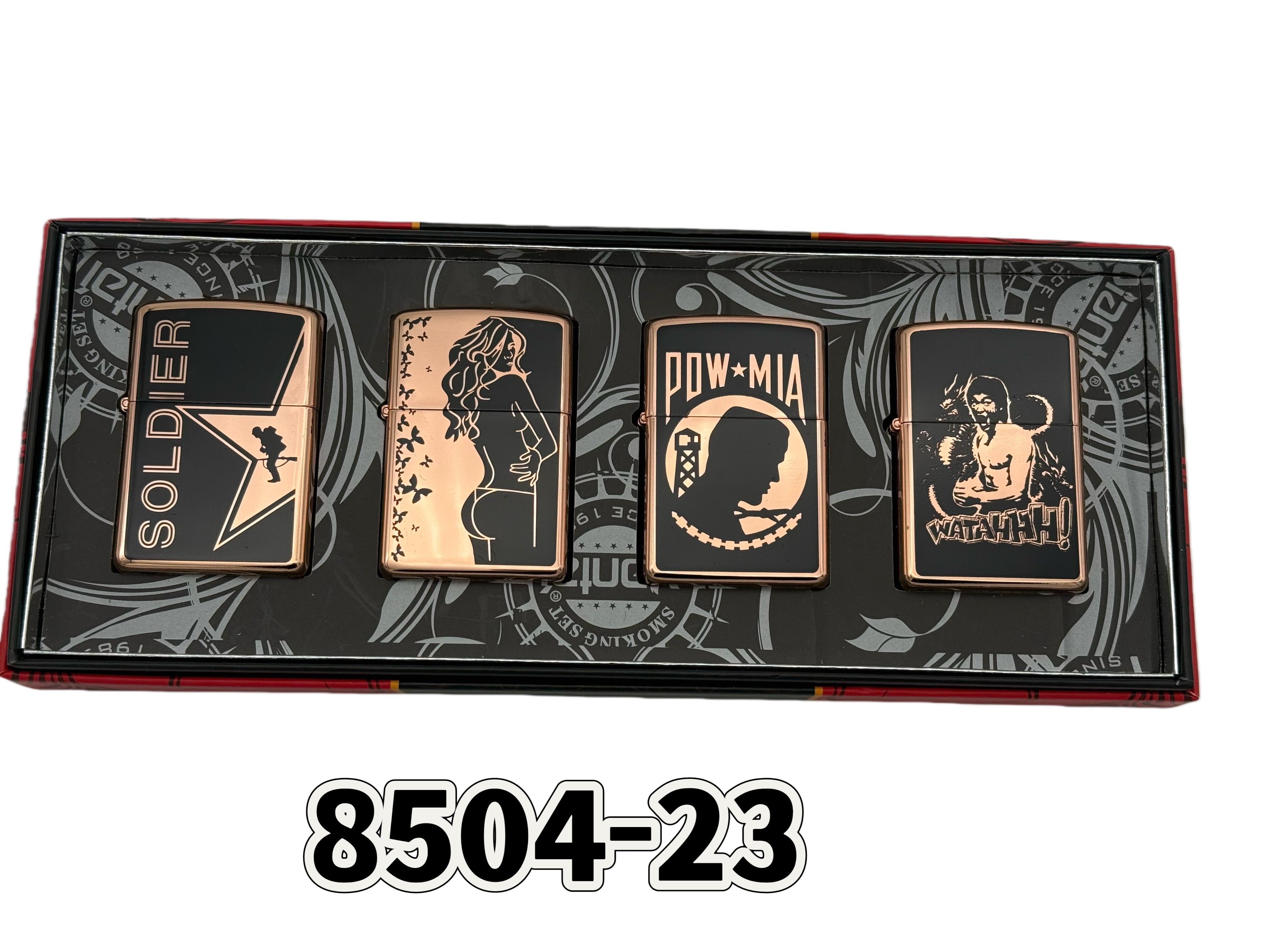 4 ֻÀñºÐװ Accendino a kerosene - Set da 4 con Scatola Regalo