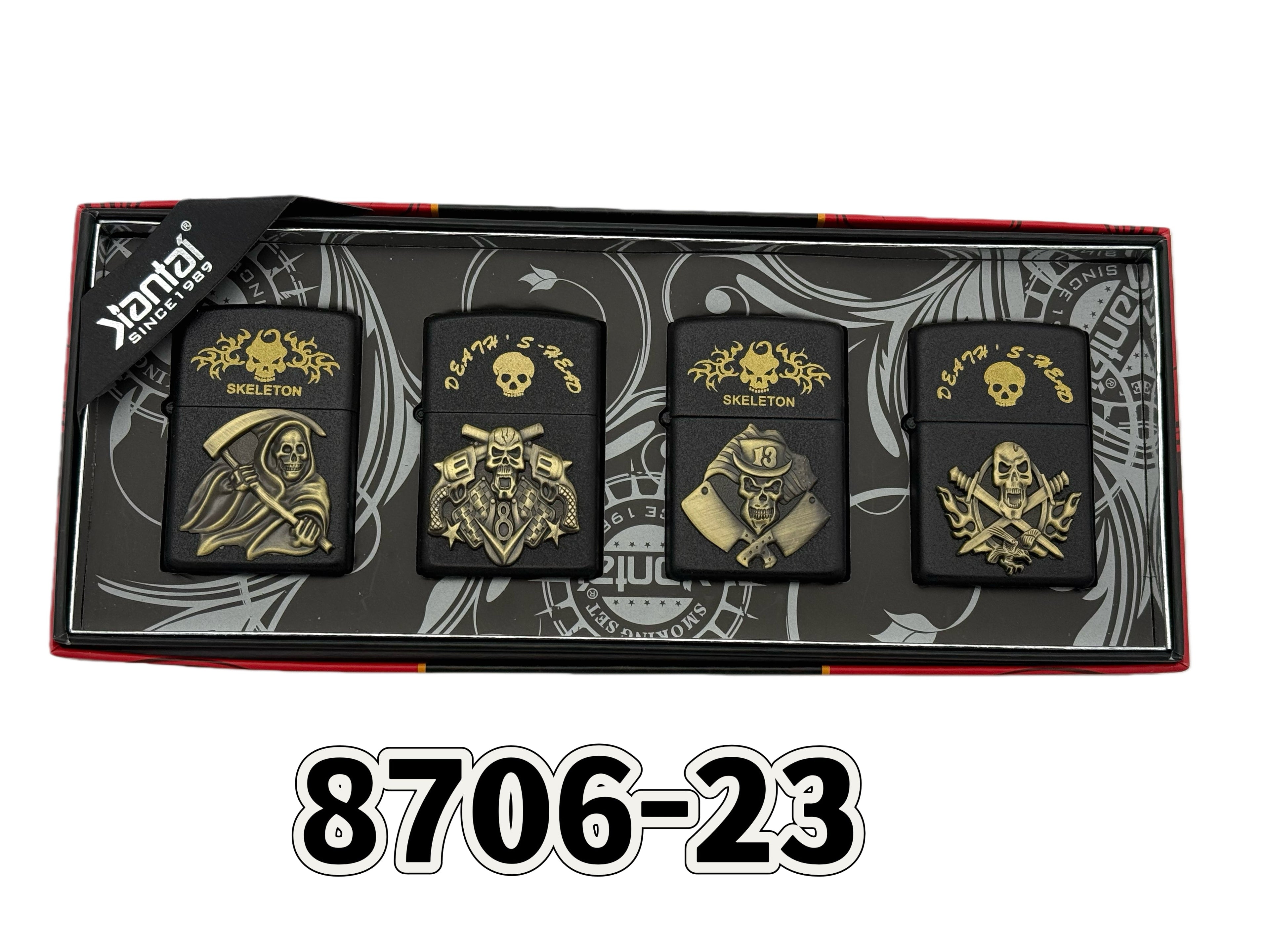 4 ֻÀñºÐװ Accendino a kerosene - Set da 4 con Scatola Regalo