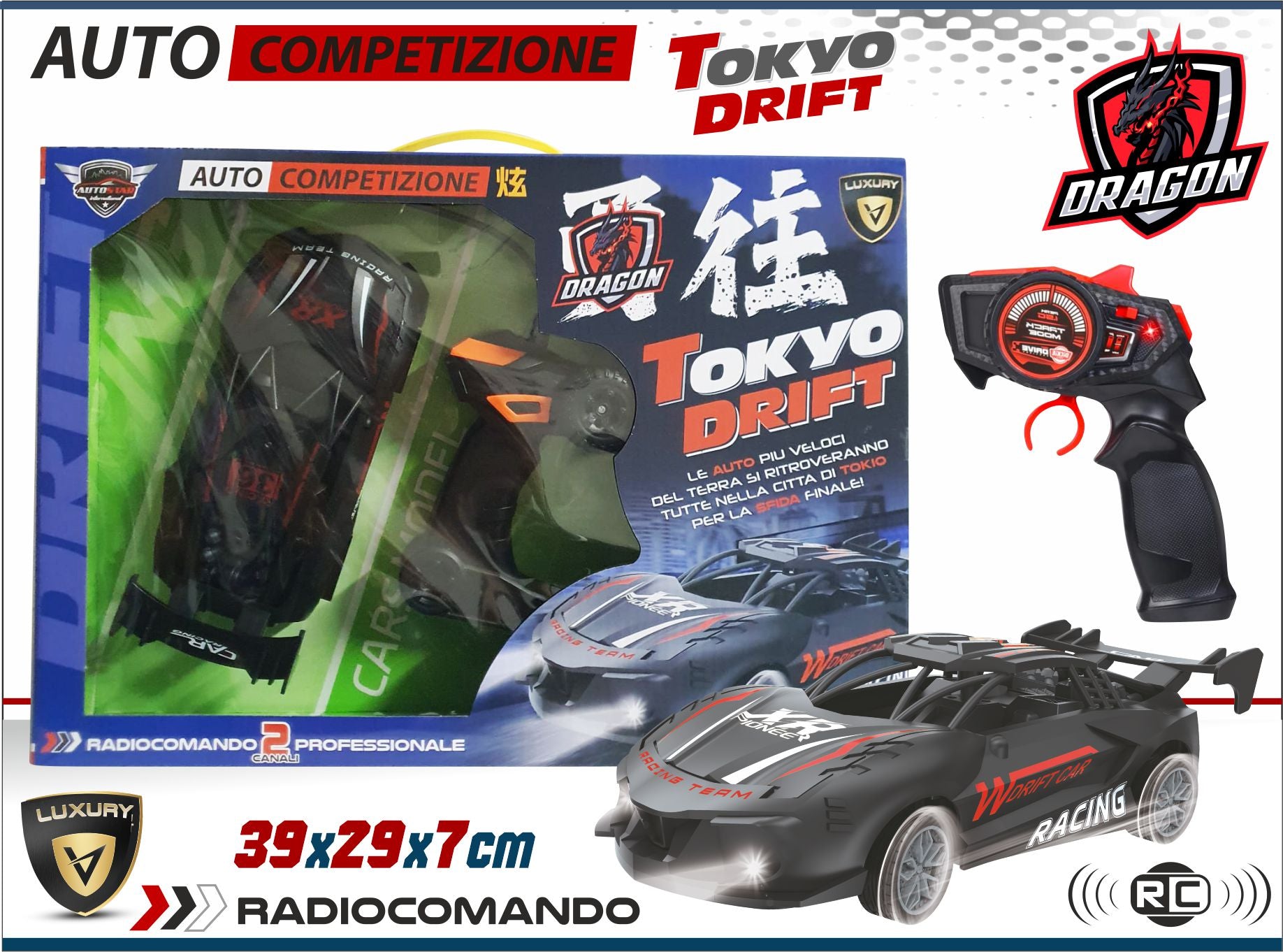 AUTO R/C TUONO 2C PRO