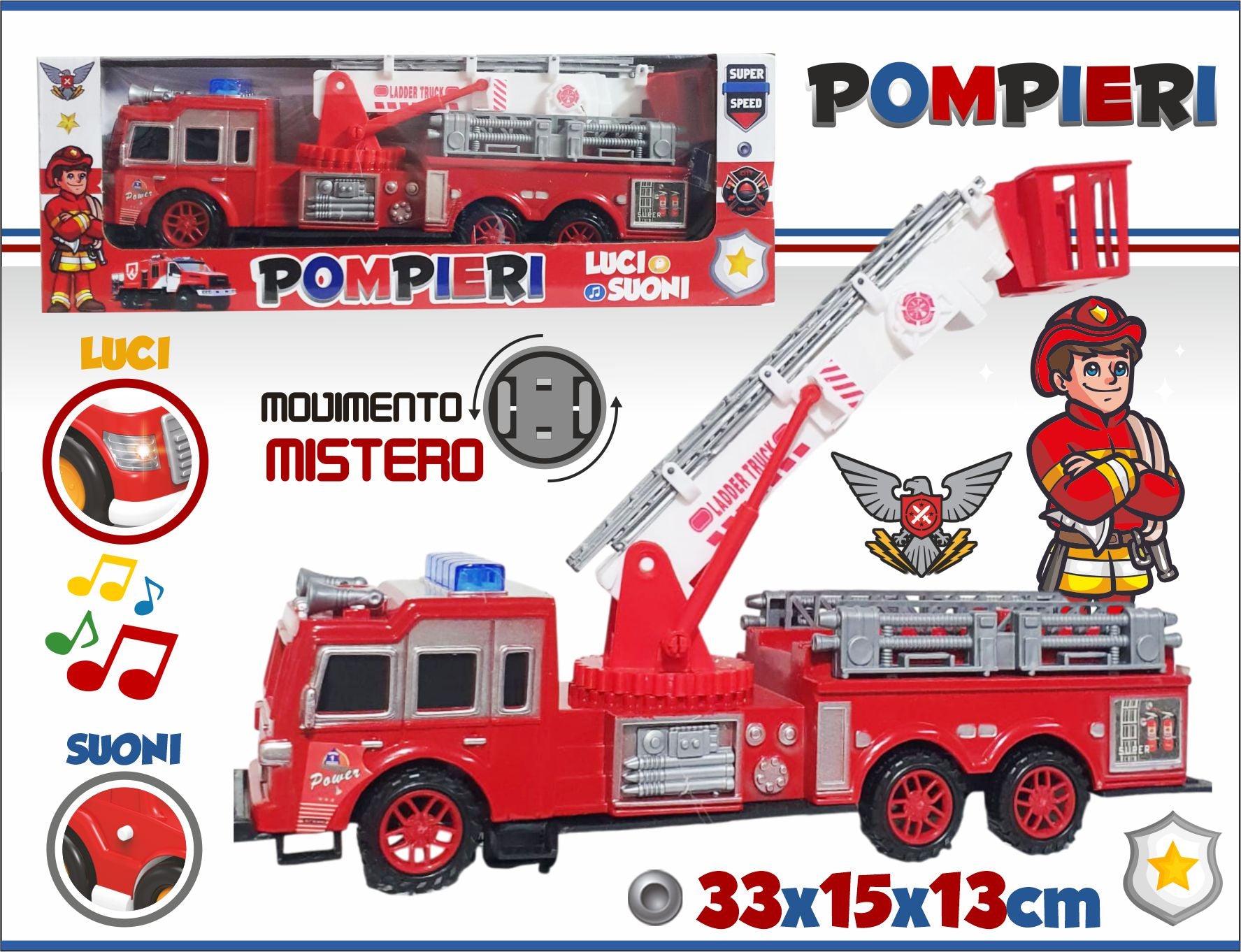 CAMION POMPIERE L/S
