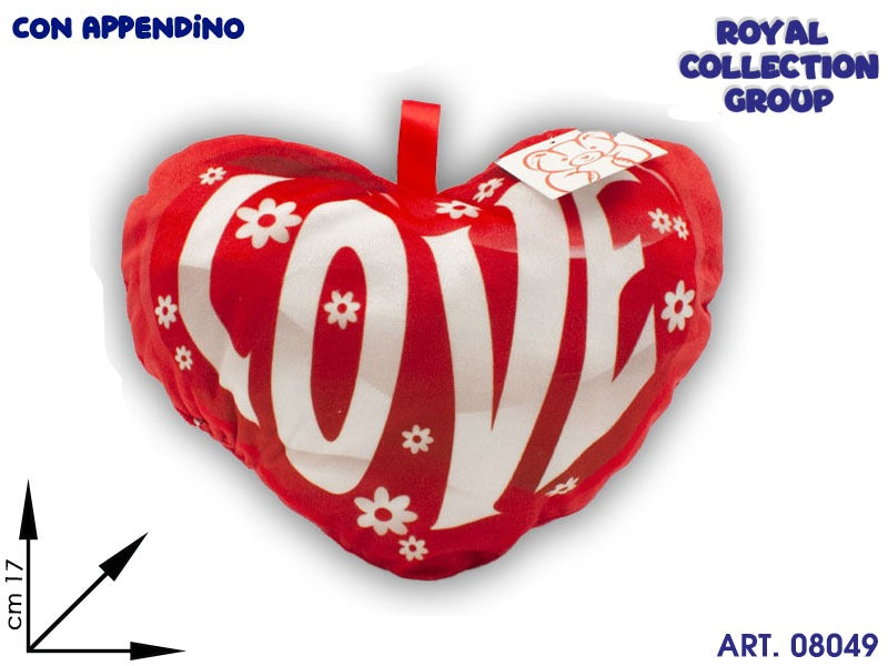 PL2919 1 ORSO PELUCHE 2 COL C/CUORE LOVE CM 15