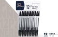 PENNE 12 PEZZI NERE PB