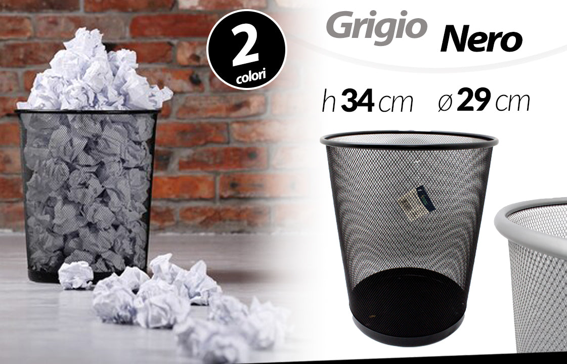 CESTINO RETE METALLO 34X29 2C.